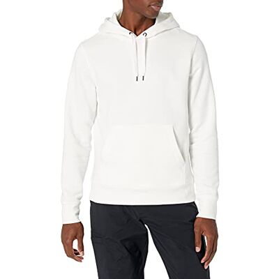 Amazon Essentials Men's Fleecetröja med huva (finns i Big & Tall), Ljust vit, XS Amazon Essentials Men's Fleecetröja med huva (finns i Big & Tall), Ljust vit, XS