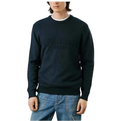 Pepe Jeans herr Phineas stickade kläder, blå (Dulwich Blue), M, Blå (Dulwich blå), M Pepe Jeans herr Phineas stickade kläder, blå (Dulwich Blue), M, Blå (Dulwich blå), M