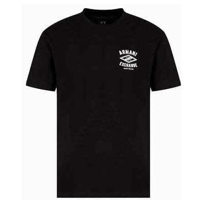 Giorgio Armani Men's Utility Edge, sustainable, tryckt logotypbokstäver, normal passform, svart, S, svart, S Giorgio Armani Men's Utility Edge, sustainable, tryckt logotypbokstäver, normal passform, svart, S, svart, S