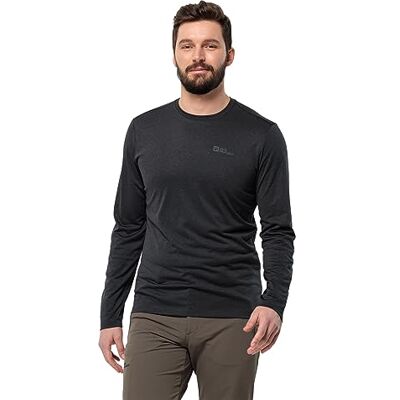 Jack Wolfskin Sky Thermal L/S M vandrings-T-shirt, svart, 3XL herr, svart, 3XL Jack Wolfskin Sky Thermal L/S M vandrings-T-shirt, svart, 3XL herr, svart, 3XL