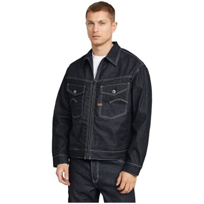 G-STAR RAW Dakota Jacka med dragkedja, Blå (Raw Denim D26128-d956-001), XS G-STAR RAW Dakota Jacka med dragkedja, Blå (Raw Denim D26128-d956-001), XS