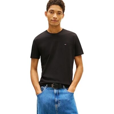 Tommy Jeans herr TJM Xslim 3-pack Tee Dm0Dm21579 S/S t-shirt, multi (svart/svart), 4XL_Plus Tommy Jeans herr TJM Xslim 3-pack Tee Dm0Dm21579 S/S t-shirt, multi (svart/svart), 4XL_Plus