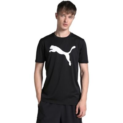 PUMA M TAD Essentials solid katt t-shirt (CF stor katt) svart PUMA M TAD Essentials solid katt t-shirt (CF stor katt) svart