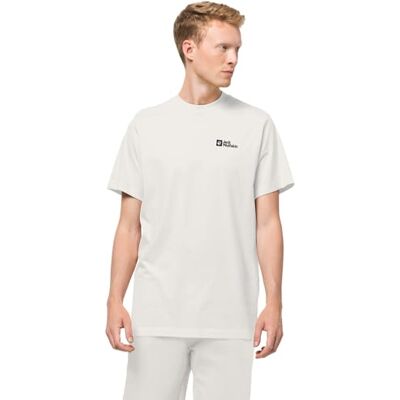 Jack Wolfskin Långärmad T-shirt för män, Vit, S Jack Wolfskin Långärmad T-shirt för män, Vit, S