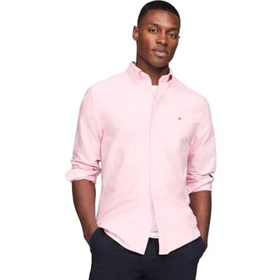 Tommy Hilfiger Skjorta med lång ärm, oxford, regular fit, herr, button down, även tillgänglig i stora storlekar och långmodell, XL Tommy Hilfiger Skjorta med lång ärm, oxford, regular fit, herr, button down, även tillgänglig i stora storlekar och långmodell, XL