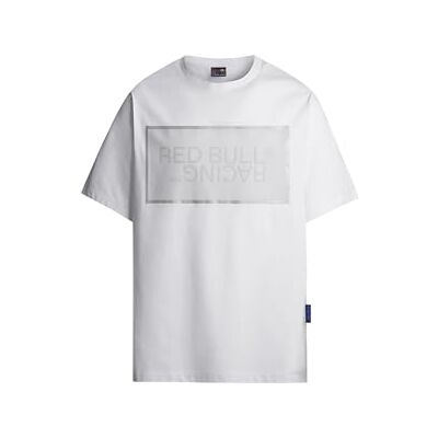 Pepe Jeans Red Bull Racing X RBR MESH Film Logo T-Shirt, Vit (Vit), L, Vit (vit), L Pepe Jeans Red Bull Racing X RBR MESH Film Logo T-Shirt, Vit (Vit), L, Vit (vit), L