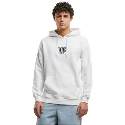 Tee NYC Old English Wording Hoody, Vit, XS Tee NYC Old English Wording Hoody, Vit, XS