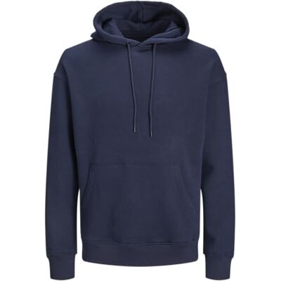 JACK & JONES Jjebradley Sweat Hood Noos Pls huvtröja, marinblå blazer, 6XL plus size JACK & JONES Jjebradley Sweat Hood Noos Pls huvtröja, marinblå blazer, 6XL plus size