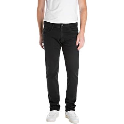 Replay Herr raka komfort fit jeans Rocco, 098 svart, 27W / 30L Replay Herr raka komfort fit jeans Rocco, 098 svart, 27W / 30L