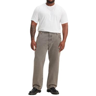 Levi's Herr 501 Original Fit Big & Tall Jeans, Gå ner bred, 50W x 34L Levi's Herr 501 Original Fit Big & Tall Jeans, Gå ner bred, 50W x 34L