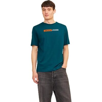 JACK & JONES JJECORP Logo Tee Play SS O-Neck NOOS, Djupblått/tryck: lek 5, XS JACK & JONES JJECORP Logo Tee Play SS O-Neck NOOS, Djupblått/tryck: lek 5, XS