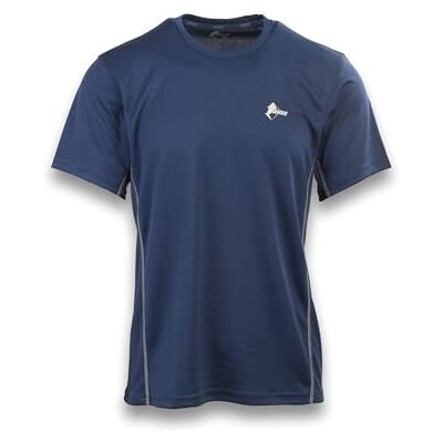Ande Bobbio T-shirt för män – lätt teknisk skjorta för utomhusaktiviteter, Blå, XXL Ande Bobbio T-shirt för män – lätt teknisk skjorta för utomhusaktiviteter, Blå, XXL