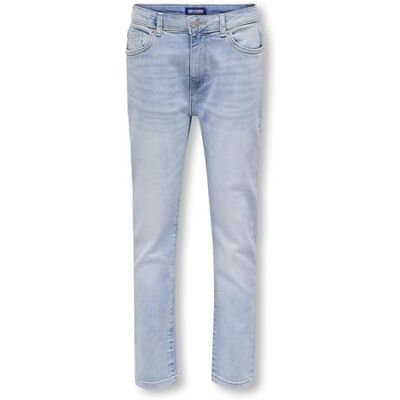 Only & sons junior Osjyoke Tapered Jax Lb 2843 Azg DNM Noos, Ljusblå denim, 140 Only & sons junior Osjyoke Tapered Jax Lb 2843 Azg DNM Noos, Ljusblå denim, 140