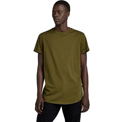 G-STAR RAW Herr Lash T-shirt, Grön (Dark Olive D16396-b353-c744), XS G-STAR RAW Herr Lash T-shirt, Grön (Dark Olive D16396-b353-c744), XS