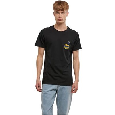 Tee herr-t-shirt 100% bomull svart L, svart, L Tee herr-t-shirt 100% bomull svart L, svart, L