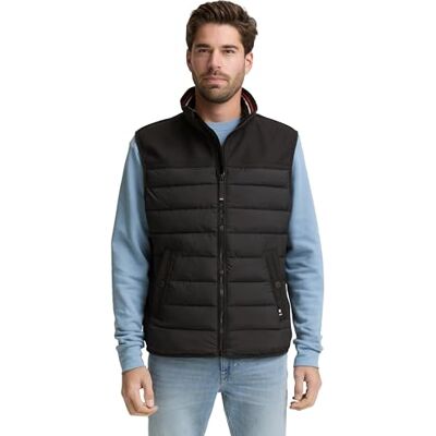 TOM TAILOR herrväst, 29999 Svart, S TOM TAILOR herrväst, 29999 Svart, S