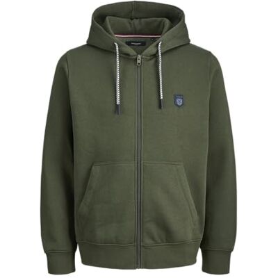 JACK & JONES Jprbluronaldo Sweat Zip Hood Prau25, Duffelväska, S JACK & JONES Jprbluronaldo Sweat Zip Hood Prau25, Duffelväska, S