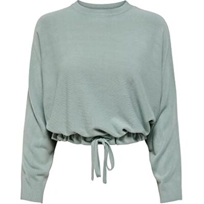ONLY ONLAMALIA L/S Batwing pullover CC K, Blue Surf, M ONLY ONLAMALIA L/S Batwing pullover CC K, Blue Surf, M
