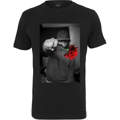 Tee Herr Pistol Rose T-shirt, Svart (svart 00007), S Tee Herr Pistol Rose T-shirt, Svart (svart 00007), S