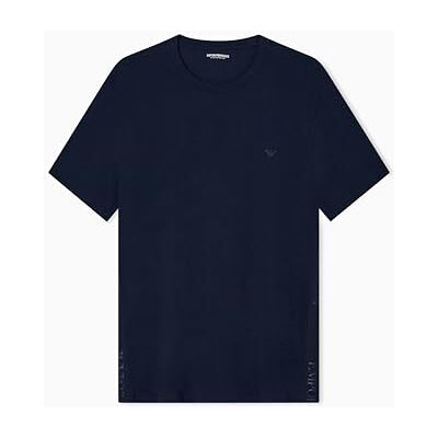 Giorgio Armani Herr Basic Elastisk Rund hals T-Shirt Blå XL Normal FIT, BLÅ, XL Giorgio Armani Herr Basic Elastisk Rund hals T-Shirt Blå XL Normal FIT, BLÅ, XL