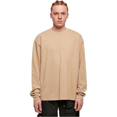 Urban Classics Man T-Shirt Ultra Heavy Oversized Longsleeve, Unionbeige, L Urban Classics Man T-Shirt Ultra Heavy Oversized Longsleeve, Unionbeige, L