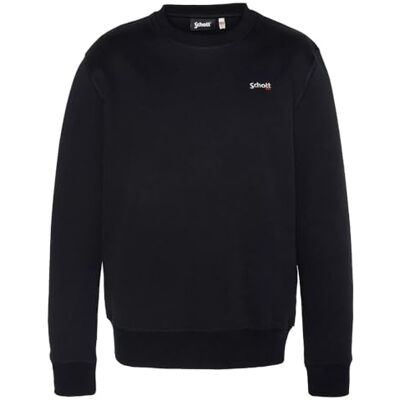 Schott NYC SWCASUAL1 sweatshirt svart XL, svart, One size Schott NYC SWCASUAL1 sweatshirt svart XL, svart, One size
