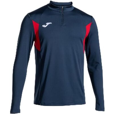 Joma Sweatshirt för män – Winner III – halv dragkedja, Marinröd, 5XS Joma Sweatshirt för män – Winner III – halv dragkedja, Marinröd, 5XS