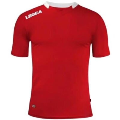 LEGEA lea srl Monaco Jersey T-shirt, Röd/vit, L LEGEA lea srl Monaco Jersey T-shirt, Röd/vit, L