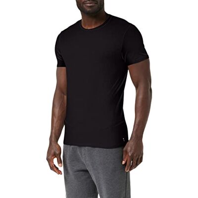 Lovable LVB Herr stretch bomull t-shirt Girocollo, Svart (Nero 004), M Lovable LVB Herr stretch bomull t-shirt Girocollo, Svart (Nero 004), M