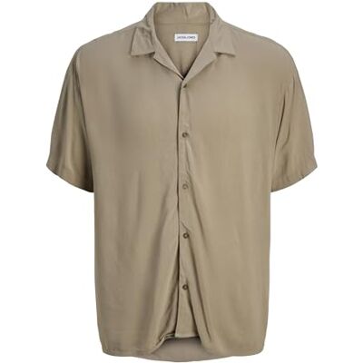 JACK & JONES Jjejeff Solid Resort T-shirt S/S Sn kortärmad skjorta, khaki, XL herr, kaki, XL JACK & JONES Jjejeff Solid Resort T-shirt S/S Sn kortärmad skjorta, khaki, XL herr, kaki, XL