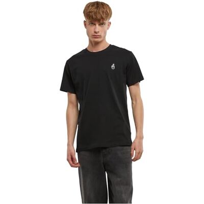 Tee herr-t-shirt 100% bomull svart S, svart, S Tee herr-t-shirt 100% bomull svart S, svart, S
