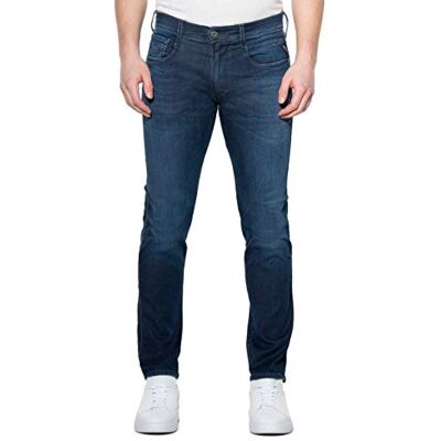 Replay herr Jeans Anbass Hyper Cloud, Blå (Dark Blue 0072), 28W / 32L Replay herr Jeans Anbass Hyper Cloud, Blå (Dark Blue 0072), 28W / 32L