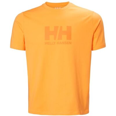 Helly Hansen herr Hh logo t-shirt 3.0, orange sorbet, M, Orange sorbet, M Helly Hansen herr Hh logo t-shirt 3.0, orange sorbet, M, Orange sorbet, M