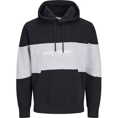 JACK & JONES JACK&JONES PLUS JJELEGACY blockerande sweat Hood NOOS PLS, svart, 3XL JACK & JONES JACK&JONES PLUS JJELEGACY blockerande sweat Hood NOOS PLS, svart, 3XL