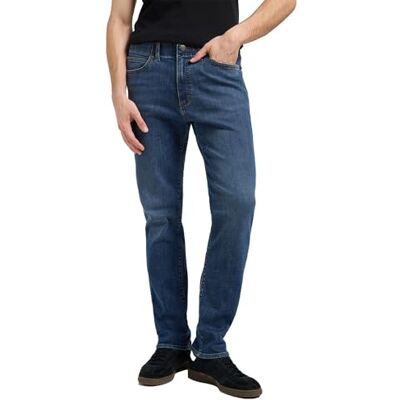 Lee herrjeans slim fit MVP, slim fit, raka ben, Astro Blue, 46W / 32L Lee herrjeans slim fit MVP, slim fit, raka ben, Astro Blue, 46W / 32L