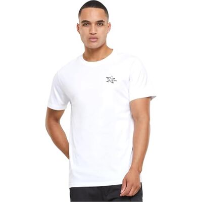 herr Penne Va Bene Tee EMB L White, Vit, L herr Penne Va Bene Tee EMB L White, Vit, L