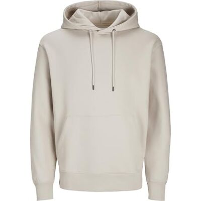 JACK & JONES JACK&JONES JJESTAR Basic Sweat Hood NOOS, Moonbeam, XXL JACK & JONES JACK&JONES JJESTAR Basic Sweat Hood NOOS, Moonbeam, XXL