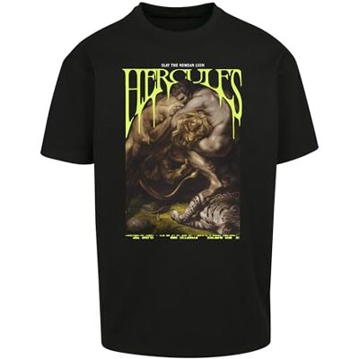 Tee Hercules oversize t-shirt för män, svart, L Tee Hercules oversize t-shirt för män, svart, L