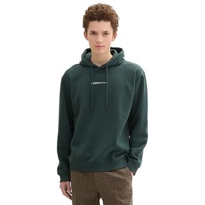 TOM TAILOR Denim herr sweatshirt, 10362 – Mörkgrön, XXL TOM TAILOR Denim herr sweatshirt, 10362 – Mörkgrön, XXL