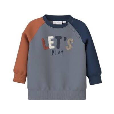 NAME IT herr Nbmoktav LS Sweat Bru, blå (Insignia Blue), 68, Blå (Insignier blå), 68 NAME IT herr Nbmoktav LS Sweat Bru, blå (Insignia Blue), 68, Blå (Insignier blå), 68