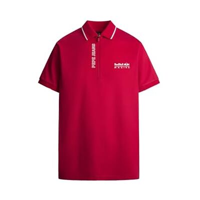 Pepe Jeans Red Bull Racing X herr RBR sport dragkedja polo, röd (Mars röd) M, Röd (Marsröd), M Pepe Jeans Red Bull Racing X herr RBR sport dragkedja polo, röd (Mars röd) M, Röd (Marsröd), M