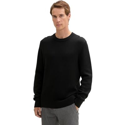 TOM TAILOR herrtröja, 29999 Svart, XXL TOM TAILOR herrtröja, 29999 Svart, XXL