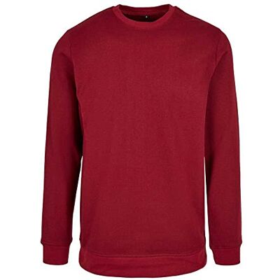 Build Your Brand Herr sweatshirt basic crewneck tröja, tröja för män finns i många färger, storlekar XS – 5XL, Burgund, 5XL Build Your Brand Herr sweatshirt basic crewneck tröja, tröja för män finns i många färger, storlekar XS – 5XL, Burgund, 5XL
