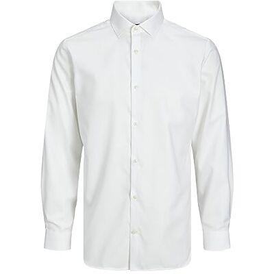 JACK & JONES Jprblaparker skjorta L/S Noos skjorta, Vit/passform: smal passform, M JACK & JONES Jprblaparker skjorta L/S Noos skjorta, Vit/passform: smal passform, M