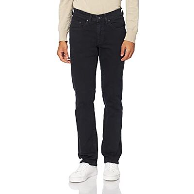 Pioneer Eric Jeans för män, Blå/svart Stonewash 6801, 32W x 36L Pioneer Eric Jeans för män, Blå/svart Stonewash 6801, 32W x 36L