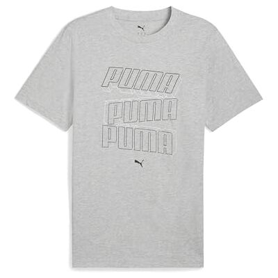 PUMA ESS Logo LAB HOG Tee ljusgrå ljung PUMA ESS Logo LAB HOG Tee ljusgrå ljung