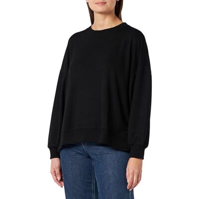 Mavi Crew neck tröja; svart, svart, M Mavi Crew neck tröja; svart, svart, M