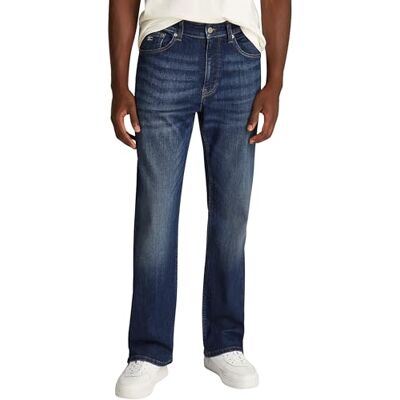 Tommy Jeans Ryan Bootcut Leg Jeans för män, Denim (denim mörk), 34W x 34L Tommy Jeans Ryan Bootcut Leg Jeans för män, Denim (denim mörk), 34W x 34L