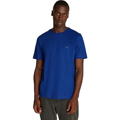 Tommy Hilfiger herr ESS SEASONAL REG FIT SOLID TEE MW0MW39995 S/S t-shirt, blå, XS, Blå (kil blå), XS Tommy Hilfiger herr ESS SEASONAL REG FIT SOLID TEE MW0MW39995 S/S t-shirt, blå, XS, Blå (kil blå), XS