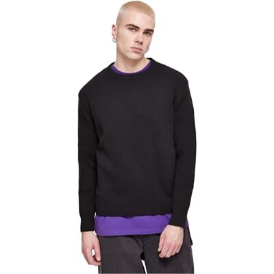 Urban Classics Sweatshirt för män, svart, S Urban Classics Sweatshirt för män, svart, S